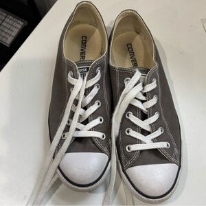 Converse Charcoal Low-Top Sneakers